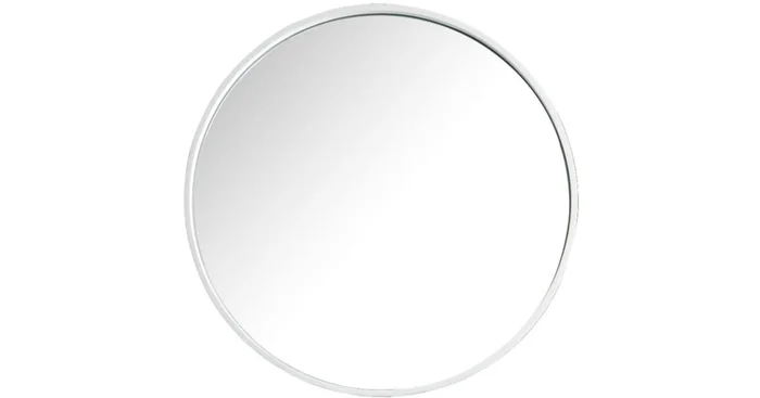 James Martin Vanities Montreal 28″ Diameter Transitional Circular Wood Framed Bathroom Wall Mirror