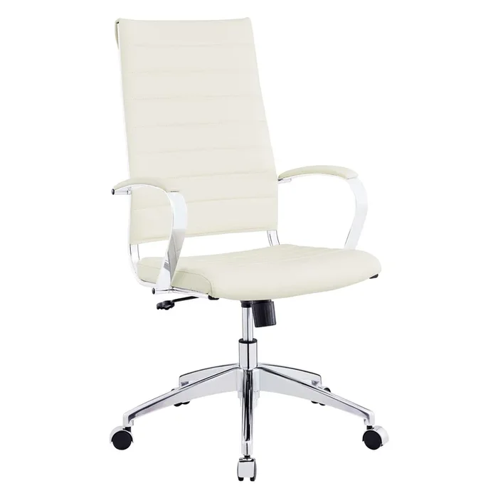 Jive Highback Office Chair in White-2