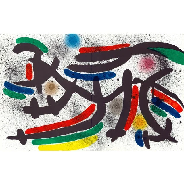 Joan Miró “Litógrafia Ix” Original 1972 Lithograph