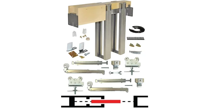 Johnson Hardware 2000SC Series 48″ x 96″ Soft-Close Pocket Door Frame Kit