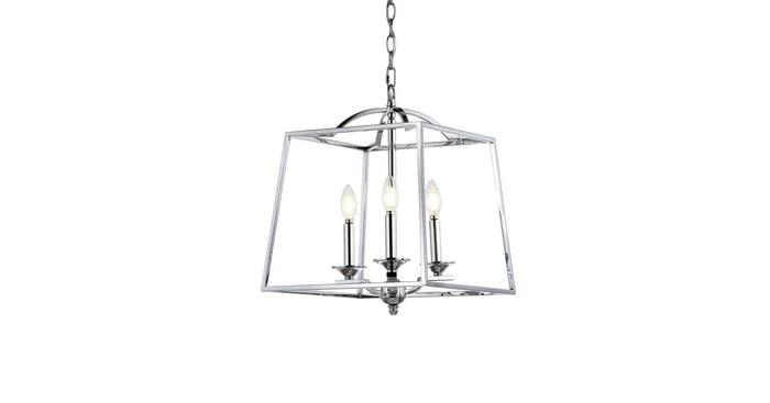JONATHAN Y Lighting Gloria 3 Light 15″ Wide LED Taper Candle Pendant