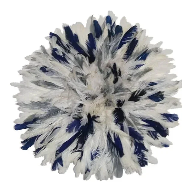 Juju Hat Speckled White Gray and Navy Blue of 20″ – 50 Cm