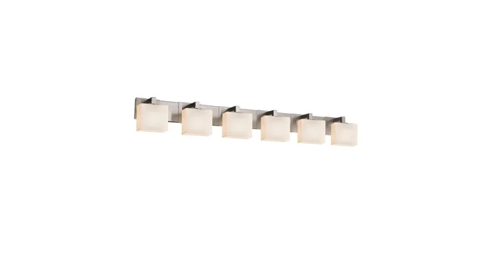 Justice Design Group Fusion 55.5″ Modular 6 Light Vanity Light