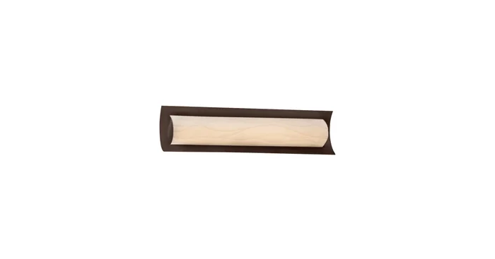 Justice Design Group Porcelina 21.5″ Lineate Single Light LED Bathroom Vanity Light – ADA Compliant