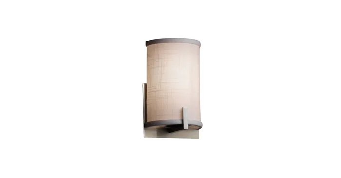 Justice Design Group Textile 5.5″ Century 1 Light ADA Compliant Wall Sconce