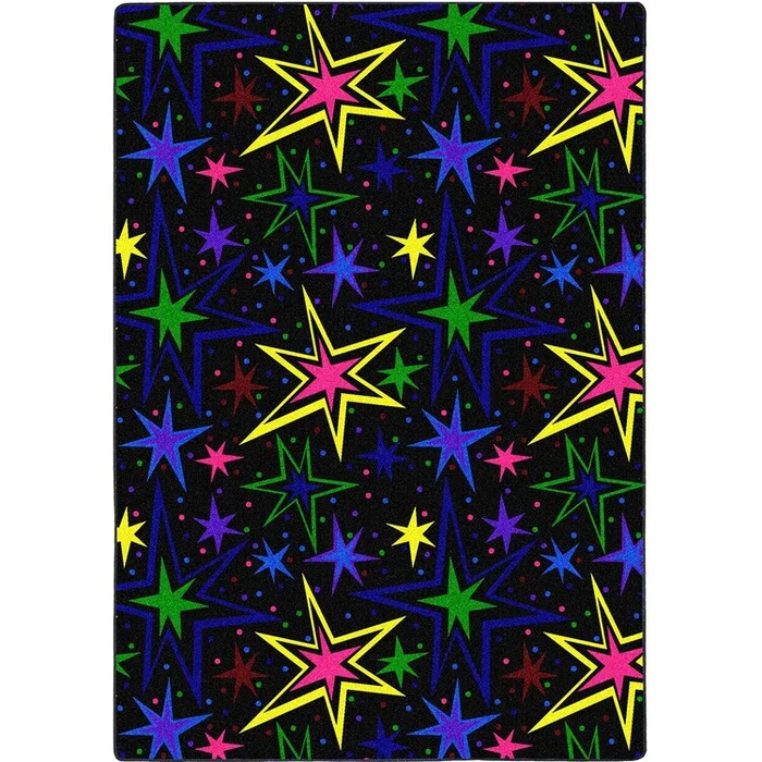 Kapow 12′ x 15′ Area Rug In Color Fluorescent
