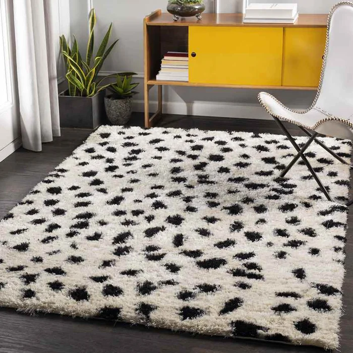 Karstraat Modern Cream Area Rug