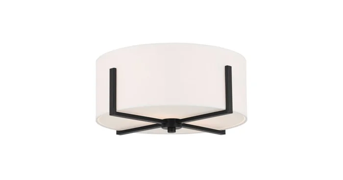 Kichler Malen 2 Light 16″ Wide Flush Mount Drum Ceiling Fixture