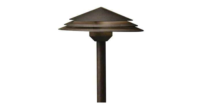 Kichler Round Tiered 21″ LED Path and Spread Light – 3000K