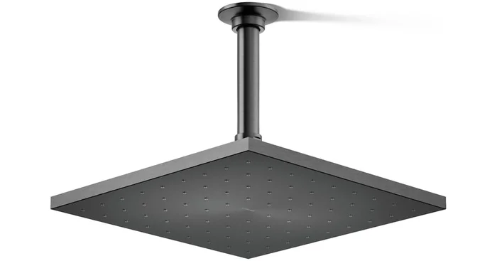 Kohler Radiant Contemporary Square 10″ Single Function 1.75 GPM Rainhead with MasterClean Sprayface and Katalyst Air-Induction Technology