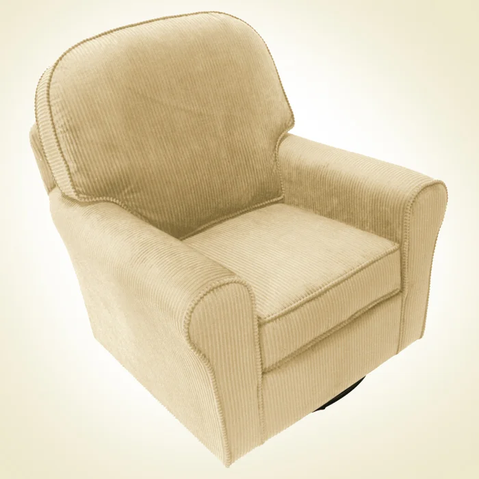 Komfy Kings Serenity Glider in Tan Chenille