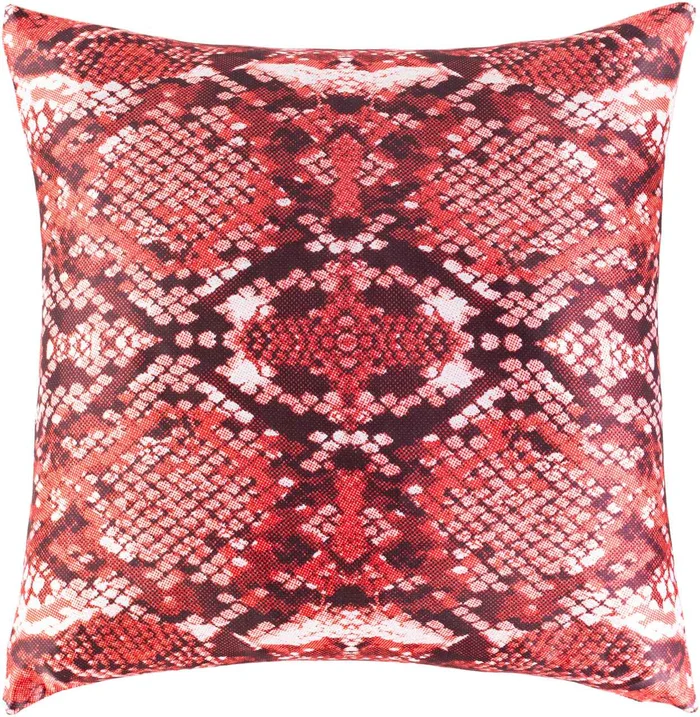 Kontich Bright Red Pillow Cover