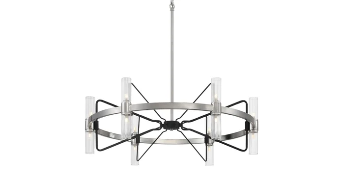 Kovacs Mass Transit 12 Light 30″ Wide Multi Light Pendant