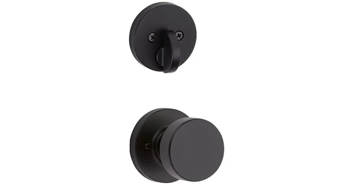 Kwikset Pismo Single Cylinder Interior Pack with Round Rose