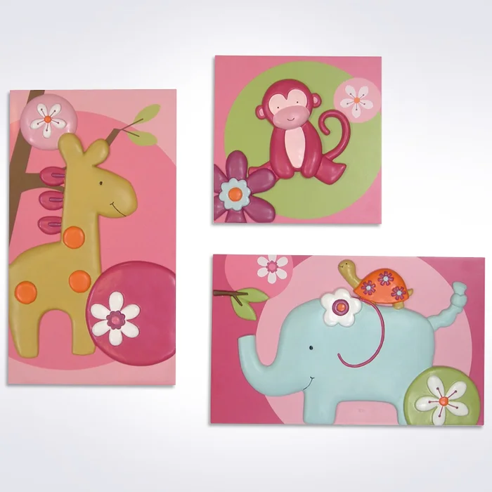 Lambs & Ivy Lollipop Jungle Wall Decor