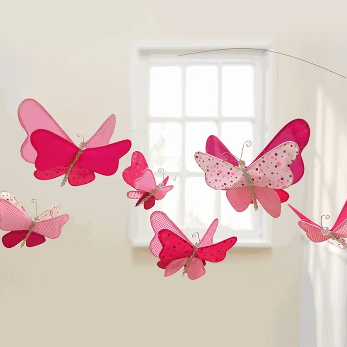 Lambs & Ivy Raspberry Swirl Ceiling Sculpture