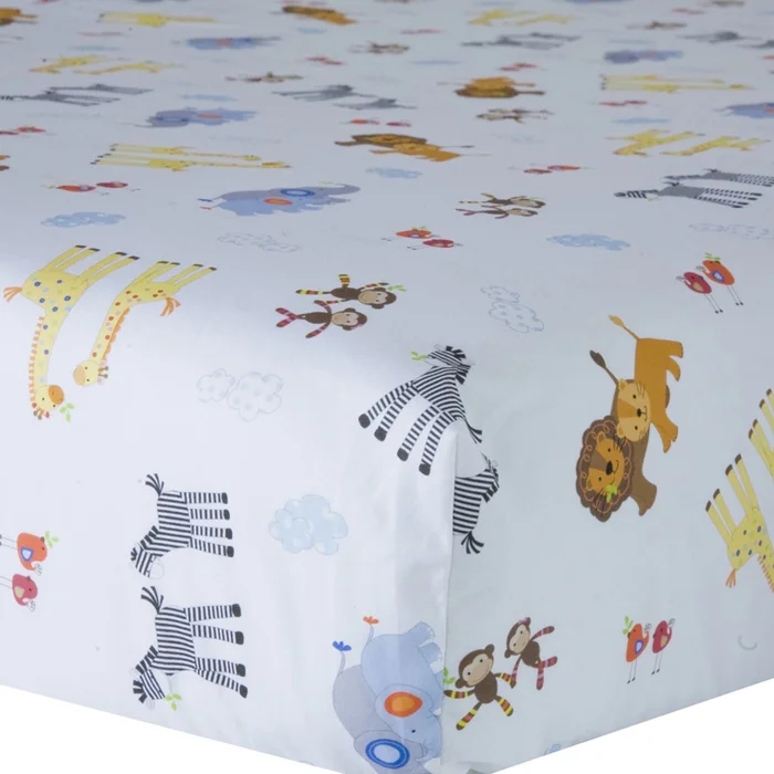 Lambs & Ivy S.S. Noah Fitted Crib Sheet