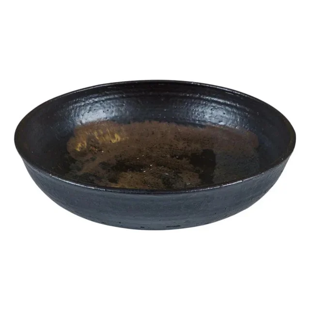 Large Ceramic Glazed Bowl by Toshiko Takaezu