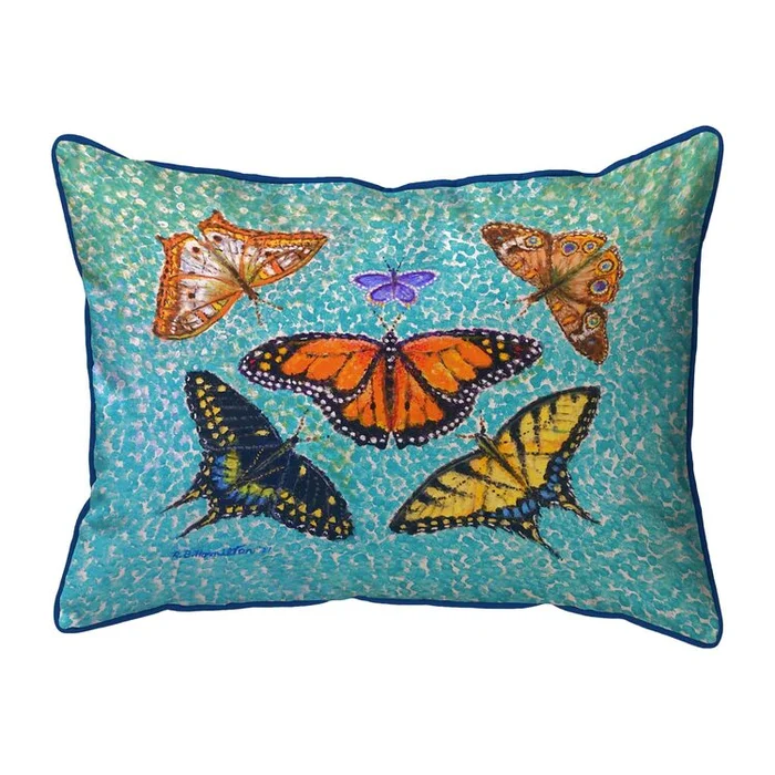 Large Indoor/Outdoor Pillow, Fade Resistant Fabric & Machine Washable