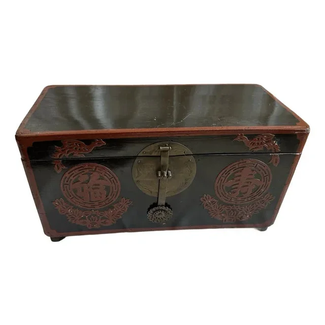 Late 19th Century Chinese Lacquered Chest