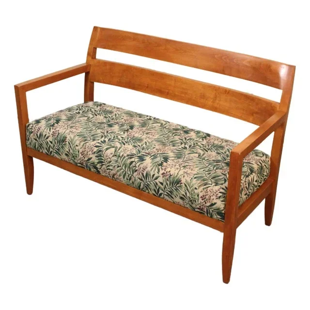 Late 20th Century Contemporary Maple Bench