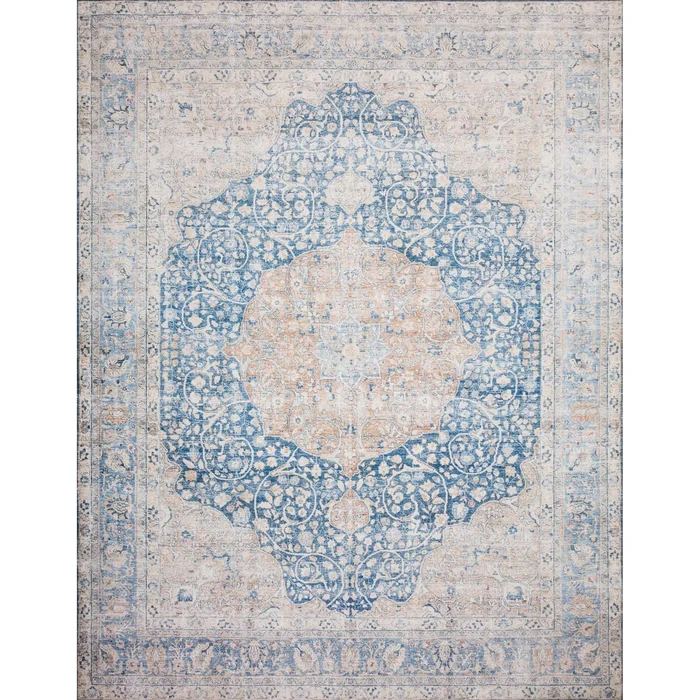 Layla Blue/Tangerine Rug