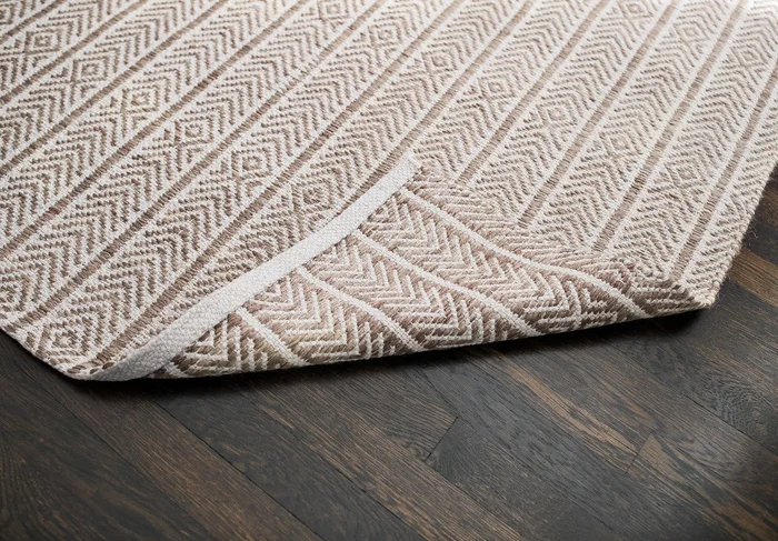 Lazy Lightning Rectangular Cotton Braided Rug