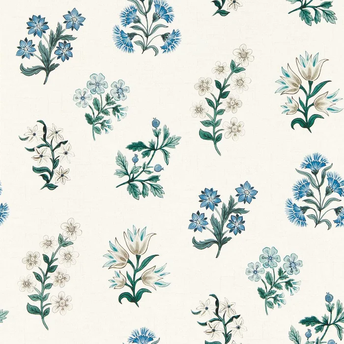Leiden Wallpaper – Denim – Clarke & Clarke