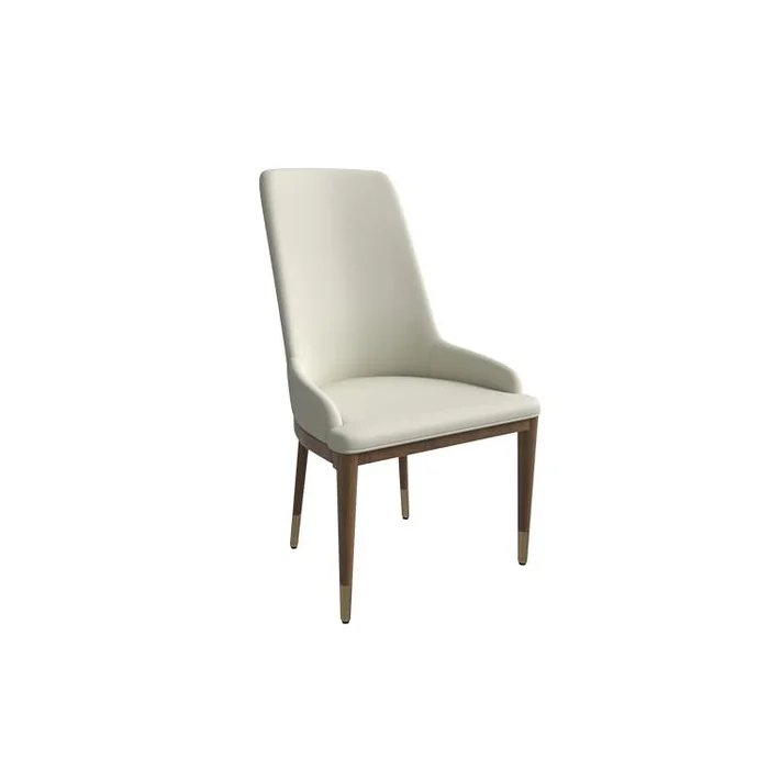 Leisuremod Viva Collection Modern Wooden Dining Chair in Toupe
