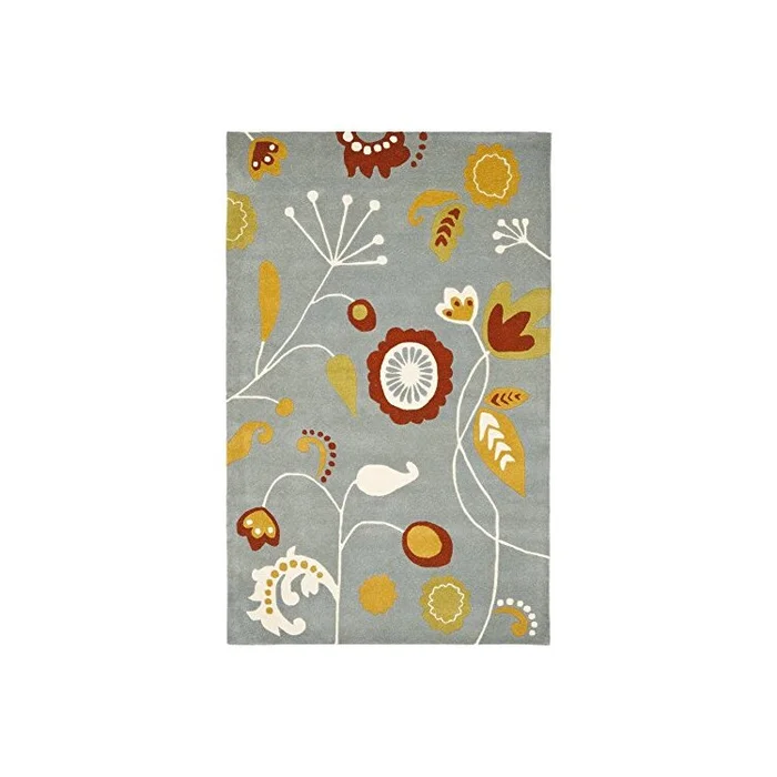 Light Blue Multi Color Small Rectangle Rug 5×3