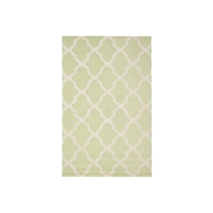 Light Green/Ivory Large Rectangular Wool Pile Rugs 12L x 9W – Safavieh