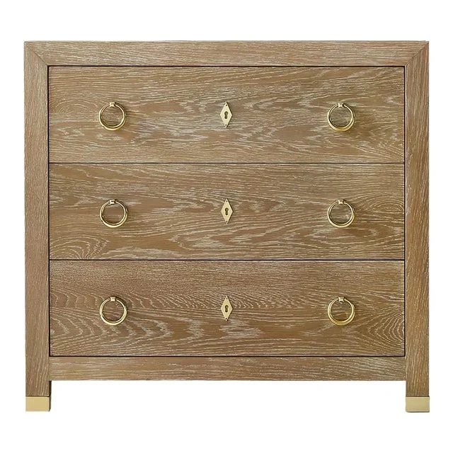 Light Oak Modern Chest of Drawers