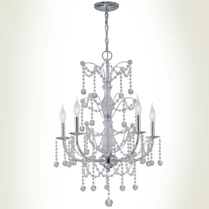 Lite Source Crysilda 5-Lite Chandelier Lamp