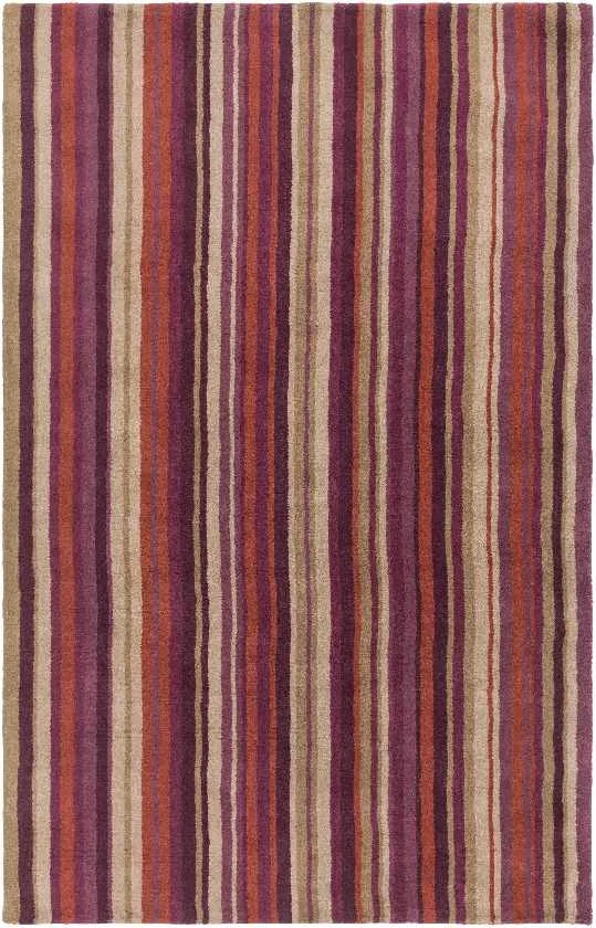Livermore Modern Eggplant Area Rug