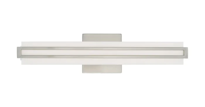 Livex Lighting Fulton Single Light 18″ Wide Integrated LED Bath Bar