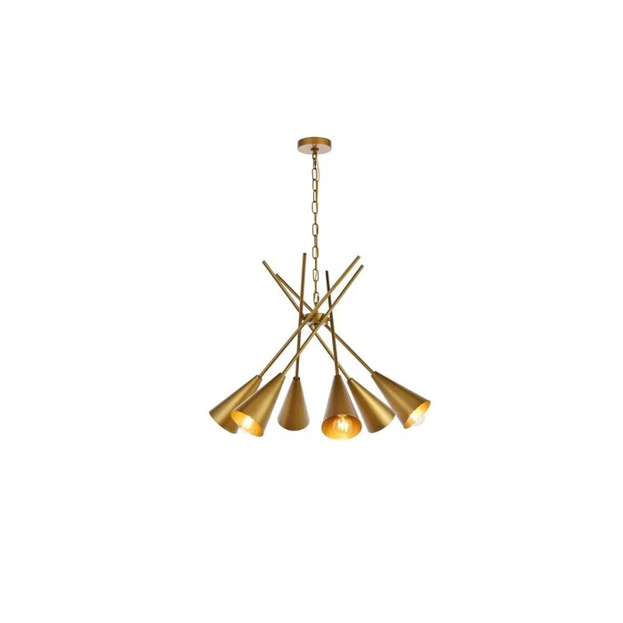 Living District Casen 32 inch pendant in brass