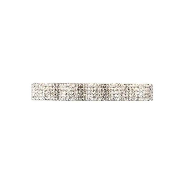 Living District Ollie 5 light Chrome and Clear Crystals wall sconce