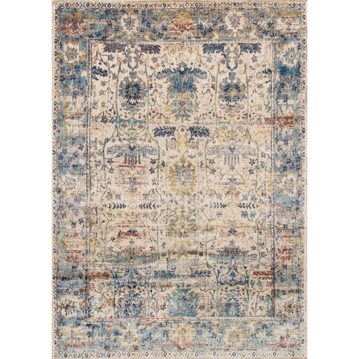 Loloi Anastasia AF-07 Sand / Light Blue Rug DC10