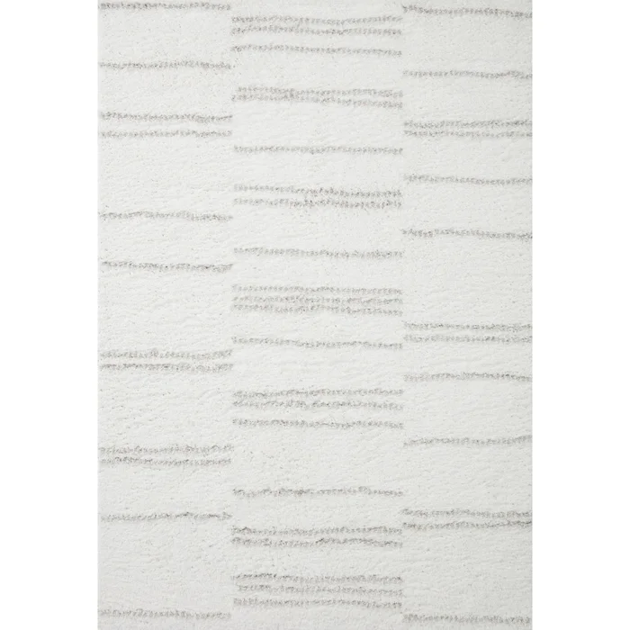 Loloi II Bliss Shag BLS-02 White / Grey Rug DC10