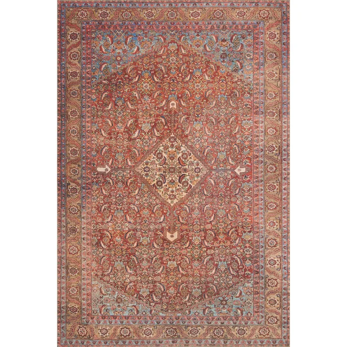 Loloi II Loren LQ-06 Red / Multi Rug DC10
