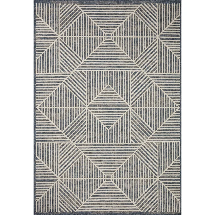 Loloi II Rainier RAI-03 Denim / Ivory Rug DC10