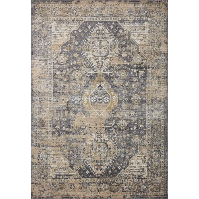 Loloi Indra INA-03 Charcoal / Natural Rug
