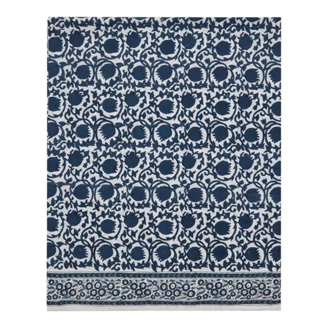 Lotus King Blue Flat Sheet