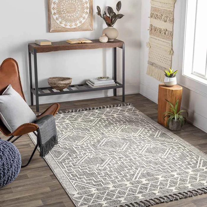 Loutros Global Gray Area Rug