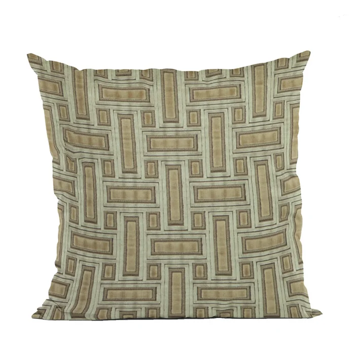 Luxury Bronze Velvet Throw Pillow with Sparkle, Handmade in USA
