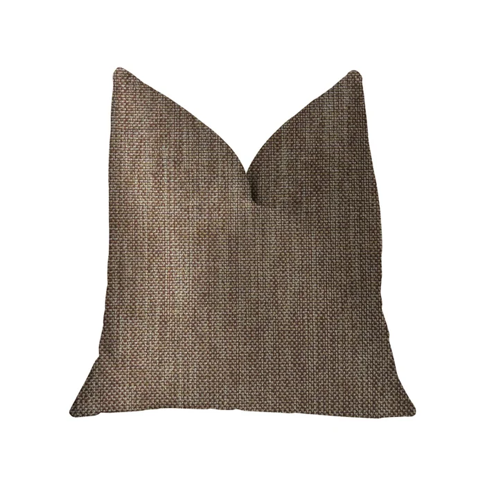 Luxury Gold Throw Pillow Handmade in USA Double Sided Polyester Fabric