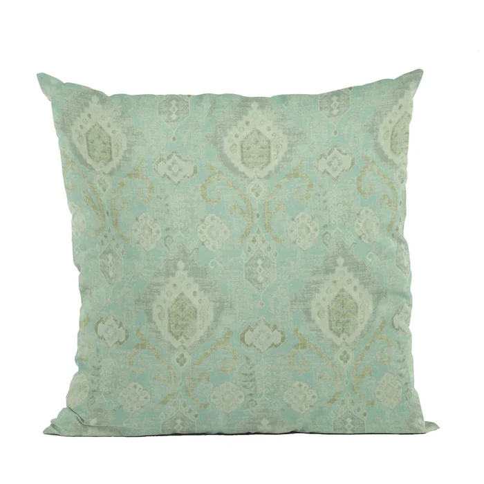 Luxury Woven Throw Pillow Double Sided Handmade in USA CAL Compliant