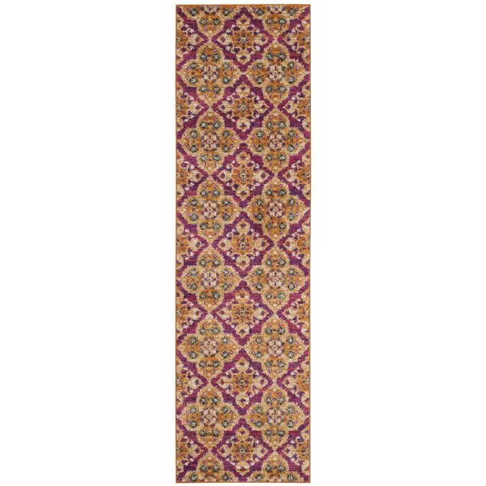 Madison Fuchsia/Gold Large Rectangle Rug