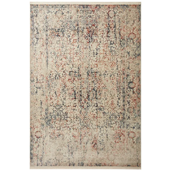 Magnolia Home Janey JAY-04 Rug in Ivory / Multi