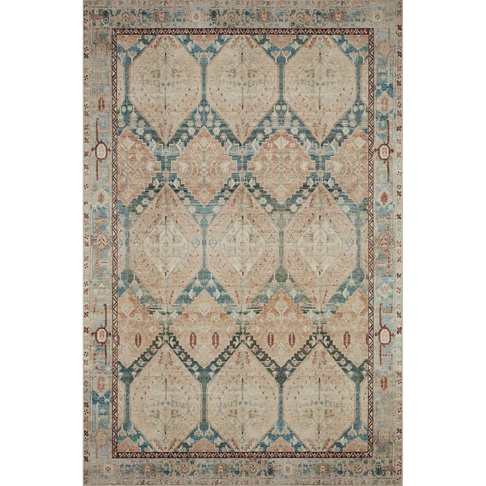 Magnolia Home Lenna LEA-05 Rug in Denim / Sand DC10